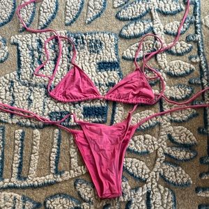 Tropic of C, equator top L and Praia bottom L, in pink